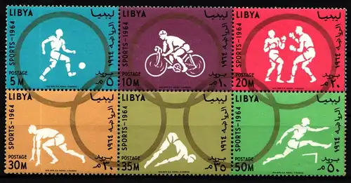 Libyen 160-165 postfrisch Olympische Spiele #IR568