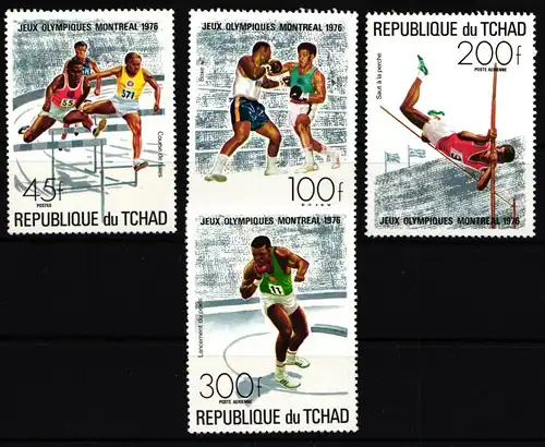 Tschad 742-745 postfrisch Olympische Spiele #IR590