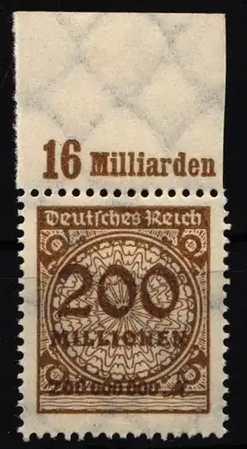 Deutsches Reich 323 A P OR A postfrisch #IR428