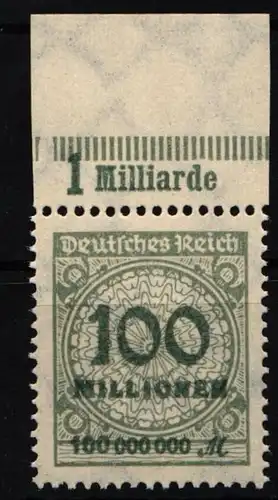 Deutsches Reich 322 A P OR B postfrisch #IR436