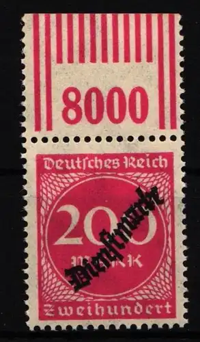 Deutsches Reich Dienst 78 W OR postfrisch 2/9/2 #IR678