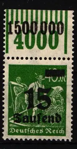 Deutsches Reich 279 b W OR postfrisch 1/11/1 #IR399