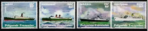 Französisch Polynesien 268-271 postfrisch Schiffe #JA014
