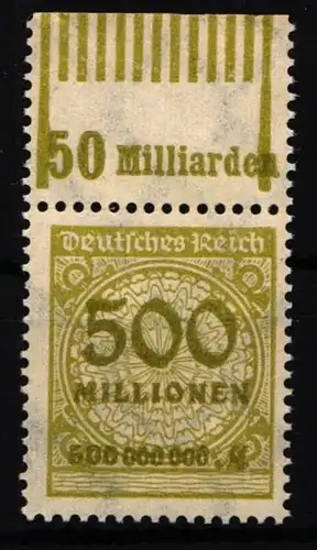 Deutsches Reich 324 A P/W OR postfrisch 1/11/1 #IR450