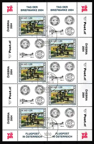 Österreich 2482 gestempelt Kleinbogen #IR941