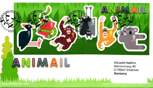 Großbritannien Block 101 gestempelt als FDC (2x Stück) #JC868