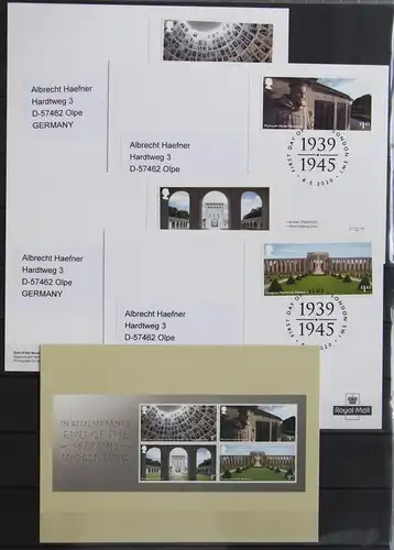 Großbritannien 4578-4581 gestempelt als Maximumkarten #IZ127