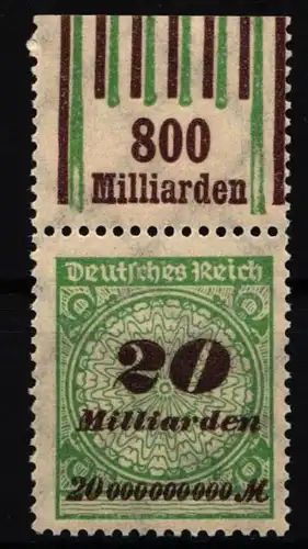 Deutsches Reich 329 A W OR postfrisch 1/4/1 - 1/5/1 #IR488