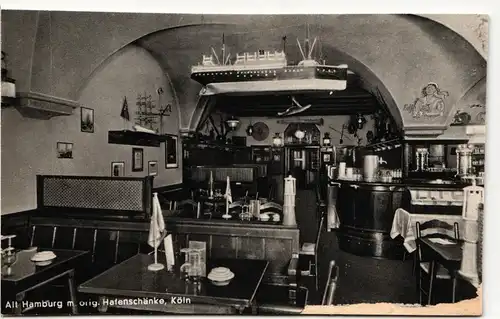 AK Köln Alt Hamburg mit orig. Hafenschänke #PM735
