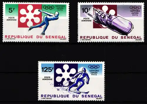 Senegal 479-481 postfrisch Olympische Winterspiele #IR551