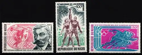 Niger 291-293 postfrisch Olympische Spiele #IR562