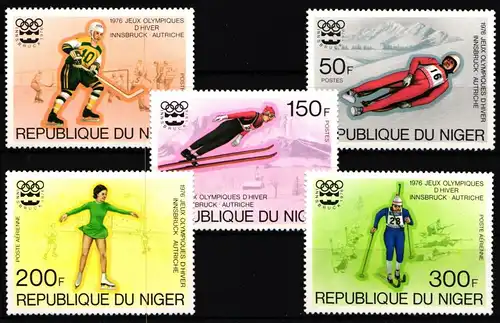 Niger 506-510 postfrisch Olympische Spiele #IR619
