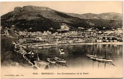 AK Monaco La Condamine et le Port #PM777