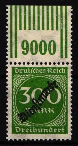 Deutsches Reich Dienst 79 W OR postfrisch 2/9/2 #IR677