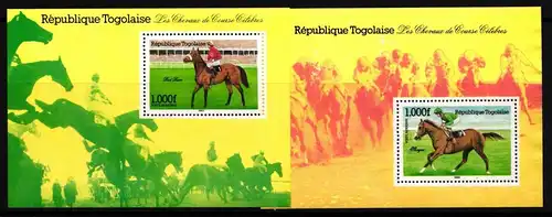 Togo Block 261 und 262 postfrisch Pferde #JA328
