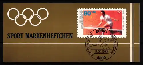 Bundesrepublik Deutschland 1354 postfrisch Sport Markenheft / Tennis #JA029