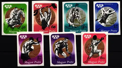 Ungarn 2847-2853 postfrisch Olympische Spiele #JA349