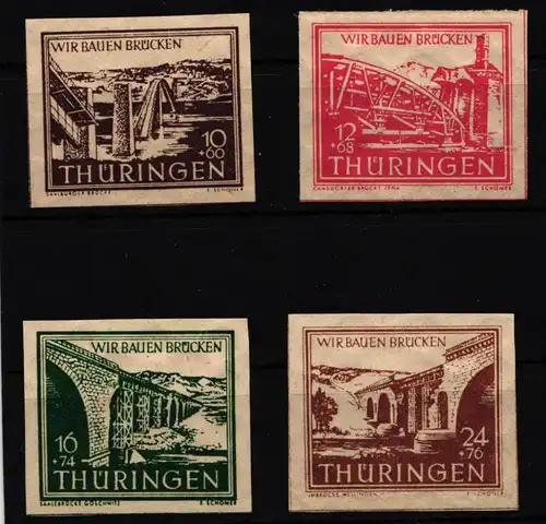 SBZ 112-114 yy postfrisch geprüft Ströh BPP #JC328