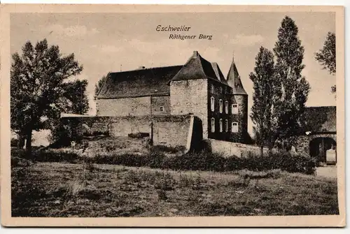 AK Eschweiler Röthgener Burg 1916 #PM830