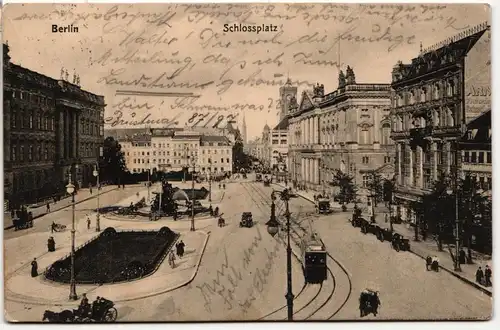 AK Berlin Schlossplatz 1913 #PM812