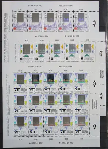 Finnland 1175-1177 postfrisch als Kleinbogen #IY450