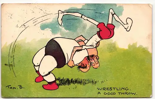 AK Großbritannien Wrestling 1907 #PM728