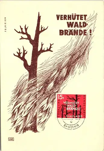 Saarland Lot 27 Belege #IR854