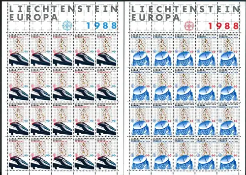 Liechtenstein 937-938 postfrisch als Kleinbögen #IG956