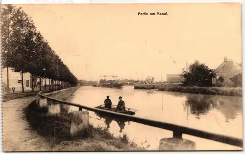 AK Brüssel Partie am Kanal Feldpost 1916 #PM860