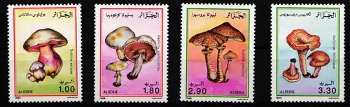 Algerien 1010-1013 postfrisch Pilze #JA185