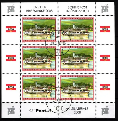 Österreich 2767 gestempelt Kleinbogen #IR969