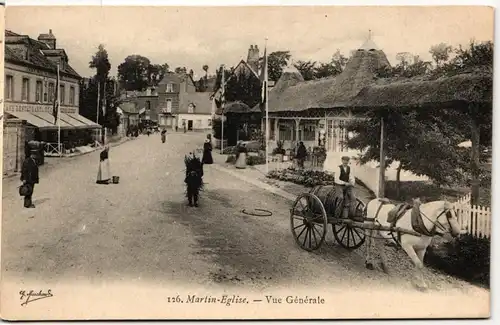 AK Martin-Eglise Vue Générale #PM885