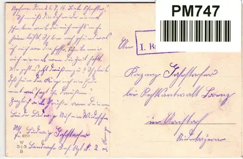 AK Deutschland Majestäts Jüngster Rekrut Feldpost 1916 #PM747