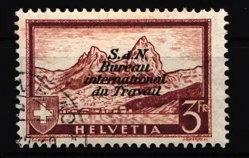 Schweiz Internationale Arbeitsorganisation (BIT/ILO) 48 gestempelt #JB031