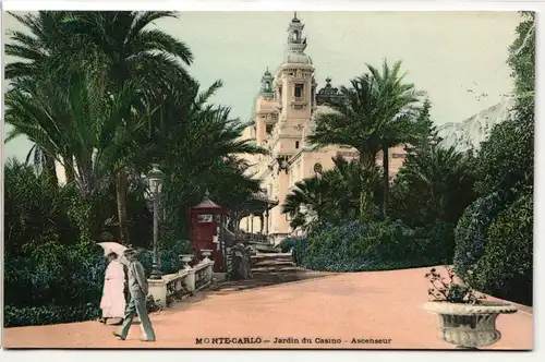 AK Monte-Carlo Jardin du Casino - Ascenseur #PM766