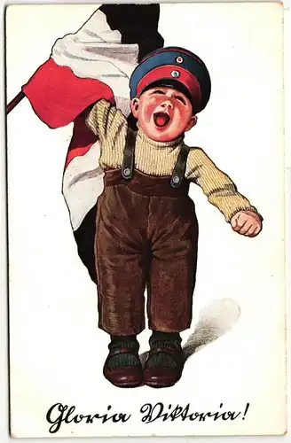 AK Deutschland Gloria Viktoria! Feldpost 1915 #PM748