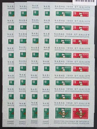 Schweiz Lot Block 16 postfrisch 80 Stück mit ca. 1.120,- Euro Katalogwert #IZ112