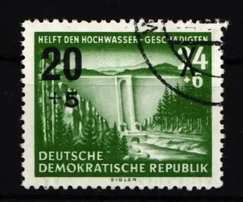 DDR 449 II gestempelt Plattenfehler #IX847