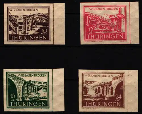 SBZ 112-114 yy postfrisch geprüft Ströh BPP #JC332