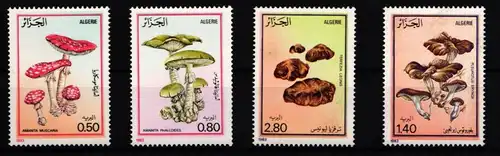 Algerien 827-830 postfrisch Pilze #JA184