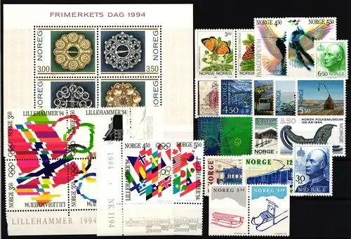 Norwegen Jahrgang 1994 postfrisch #JB228
