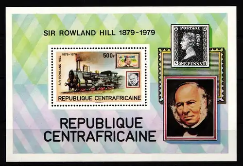 Zentralafrikanische Republik Block 70 postfrisch #IP961