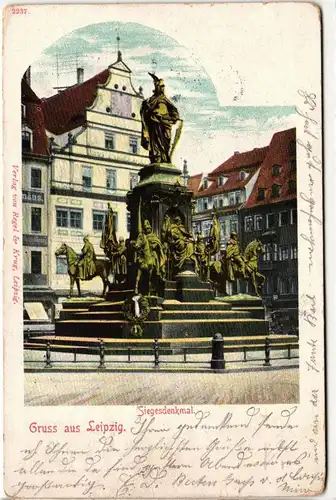 AK Leipzig Siegesdenkmal 1902 #PM805