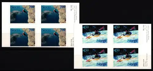 Norwegen 1383-1384 postfrisch als 4er Blöcke #JB274