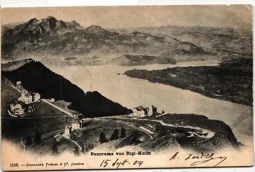 AK Rigi-Kulm Panorama 1904 #PM832
