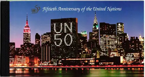 Vereinte Nationen New York MH 1 gestempelt #JB844