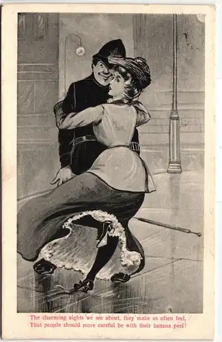 AK Großbritannien Grußkarte 1906 #PM867