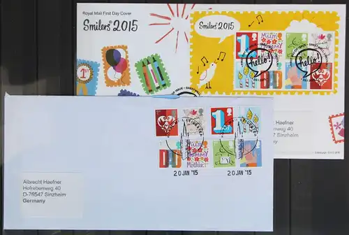 Großbritannien 3681-3688 gestempelt als FDC #JC846