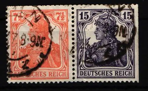Deutsches Reich Zd W11 gestempelt Zähnung fehlerhaft wie meist im MH #JD812