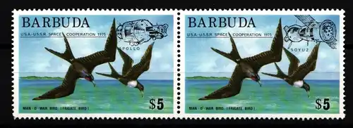Barbuda 227 und 228 postfrisch Paar / Apollo #JA462